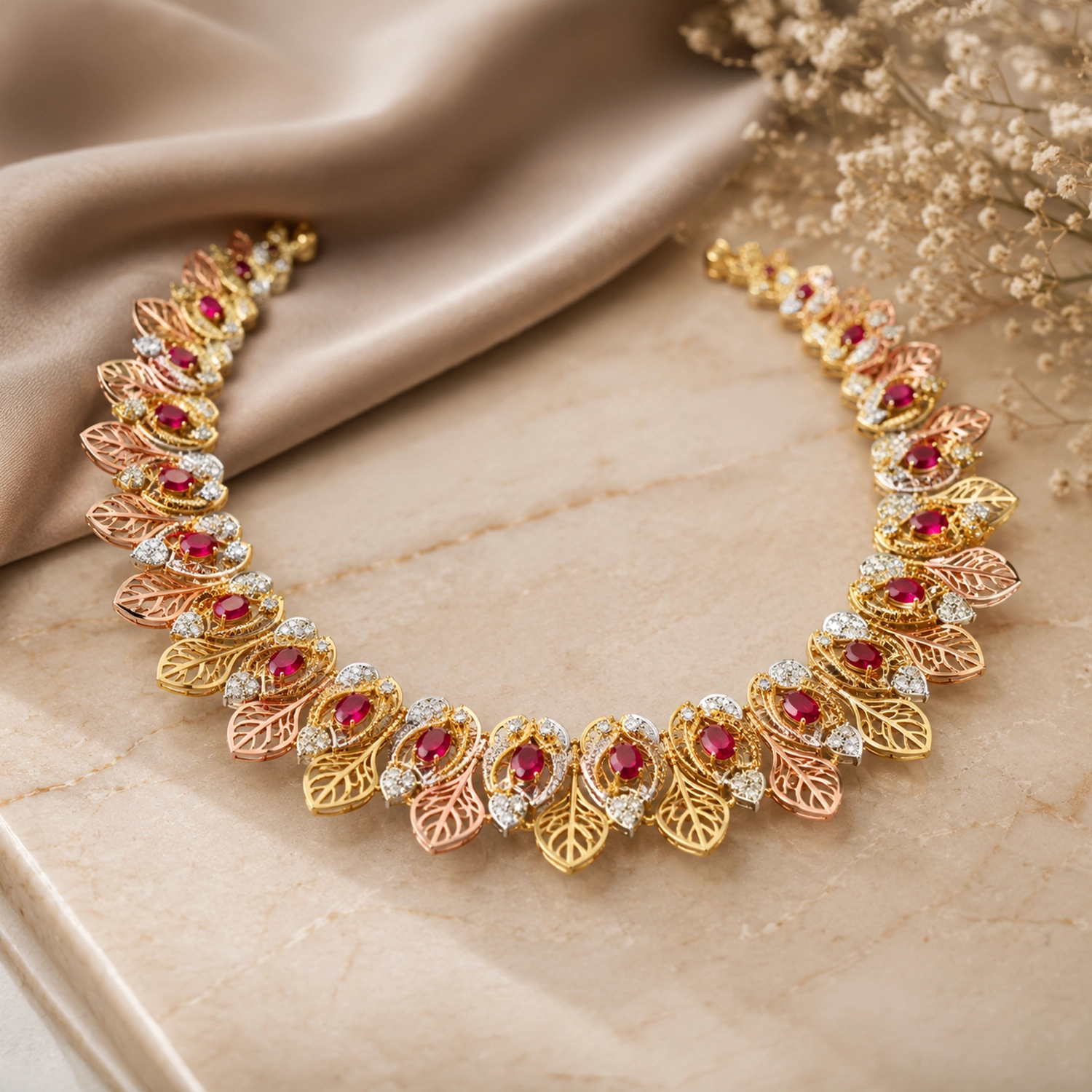 Regal Leaf Necklace